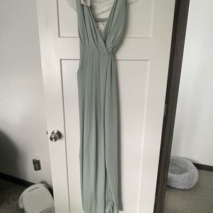 David’s Bridal Long Bridesmaid Dress